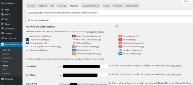 mollie connect woocommerce