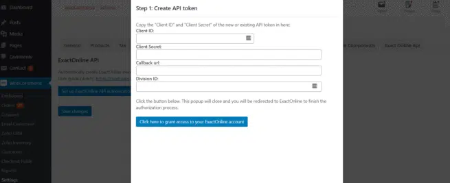 WooCommerce Exact Online
