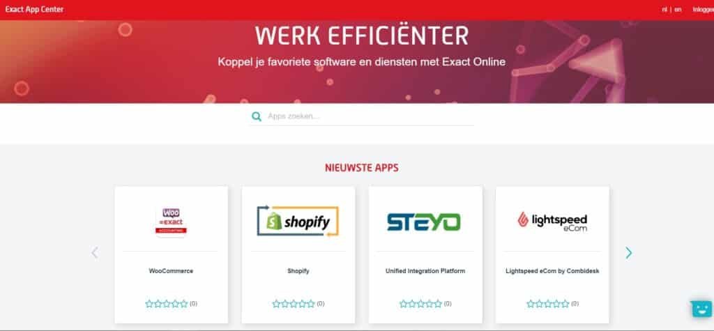 exact app center woocommerce