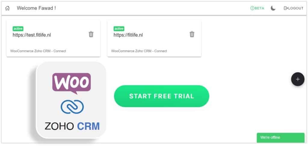 woocommerce zoho crm beta launch