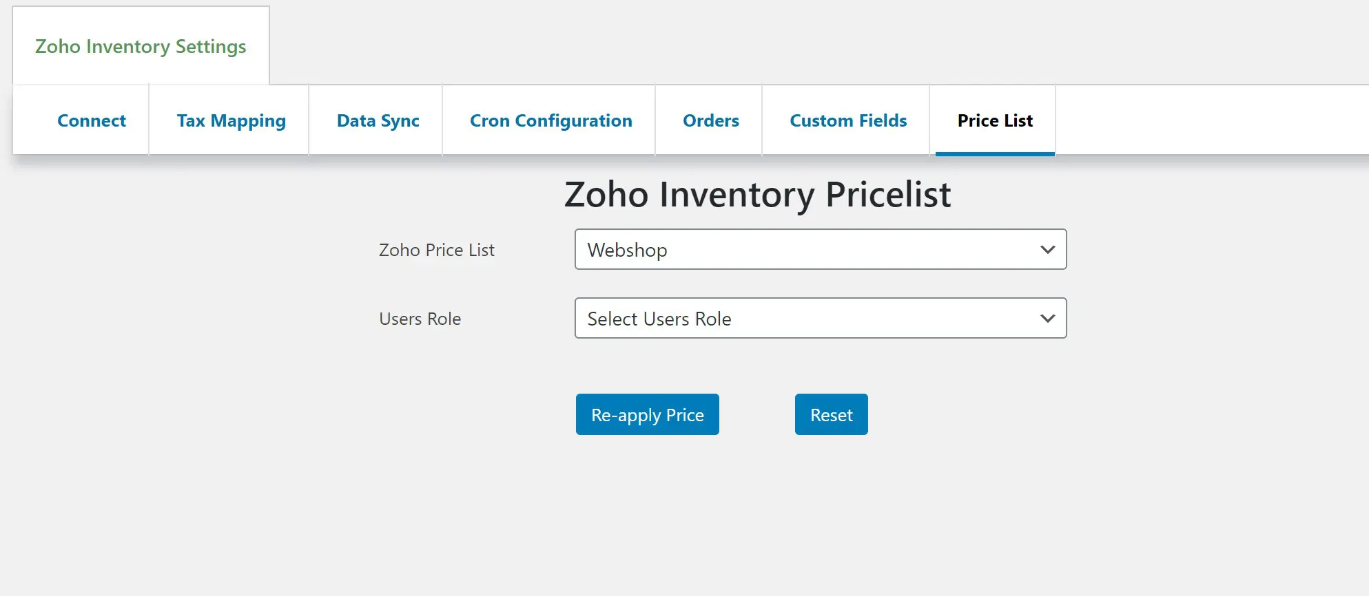 WooCommerce Zoho Inventory - Image 2